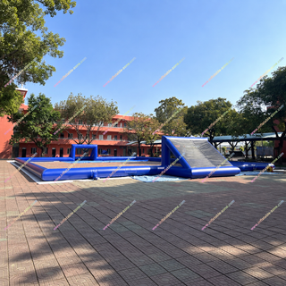 Score big fun with our Inflatable Soccer Field Rental! This outdoor play arena offers a spacious court, perfect for sports events, parties, or casual football matches. Safe, durable, and easy to set up, it’s ideal for all ages. Turn your event into a soccer sensation—book today!