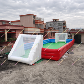 Host the ultimate match with our Inflatable Soccer Pitch! This blow up football field is designed for outdoor fun, from birthday parties to school events and team-building activities. Built with durable, safe materials, it’s easy to set up and perfect for water soccer or dry land play. An exciting rental choice that guarantees action-packed games and group entertainment.
