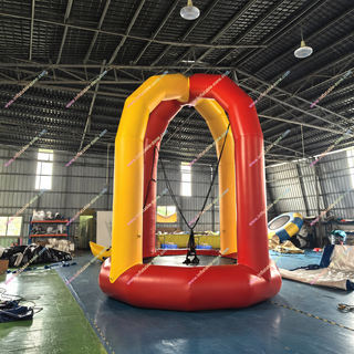 Take your events to new heights with the Inflatable Sport Game Bungee Trampoline! This commercial-grade inflatable offers endless fun and excitement, combining the thrill of bungee jumping with a safe, dynamic experience. Perfect for amusement parks, events, or party rentals, it’s built to withstand hours of enjoyment.