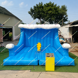 Make waves with the Inflatable Surfboard Simulator Rodeo Machine! This exciting inflatable surf machine mimics real surfing action, offering safe, thrilling fun for all ages. Perfect for parties, events, and rentals—ride the inflatable wave surfer and bring beach vibes anywhere with this unique inflatable ride rental!