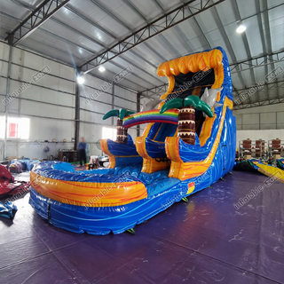 Transform your pool into a summer paradise with our Giant Inflatable Water Slide! Perfect for pool parties, this slide guarantees endless splash-filled fun. Make a splash and elevate your summer celebrations with our inflatable bounce house castle. Order now and turn your backyard into the ultimate party destination!