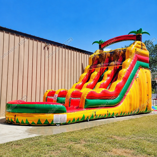 Dive into fun with our Commercial Inflatable Water Slide! Perfect for pools, this bounce house and water slide combo brings endless excitement to your aquatic adventures. Get ready to splash and play with this versatile inflatable!