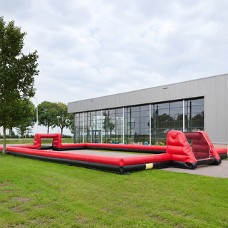Score big on fun with our Inflatable Zone Soap Football Field! Transform any space into a slippery, sudsy arena for the ultimate game of football. Whether you're hosting a backyard bash or a corporate team-building event, this inflatable field promises hours of laughter and friendly competition.