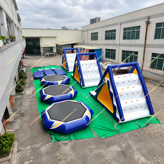 Make a splash with this Island Water Sports Inflatable Bouncy Water Slide! Perfect for pools and lakes, it combines a floating trampoline and inflatable slide for endless water fun. Durable and easy to set up, it’s ideal for kids and adults alike, turning any day on the water into an unforgettable adventure.