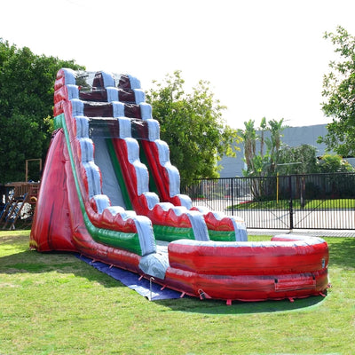 Inflatable Water Slide With Pool Jump Out Blow Up Water Slide Outdoor