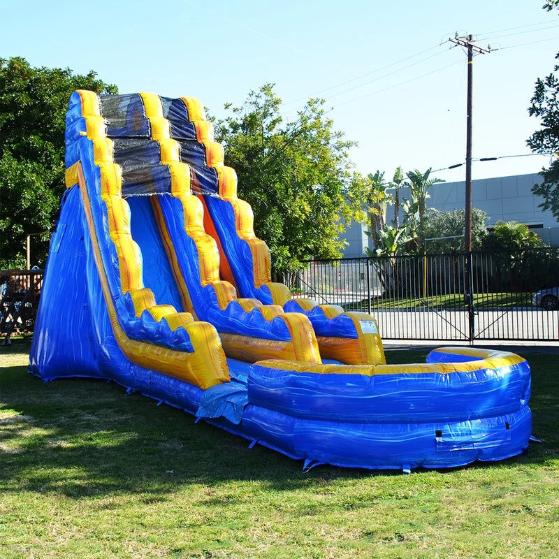 Inflatable Water Slide With Pool For Kid'S Out Blow Up Water Slide