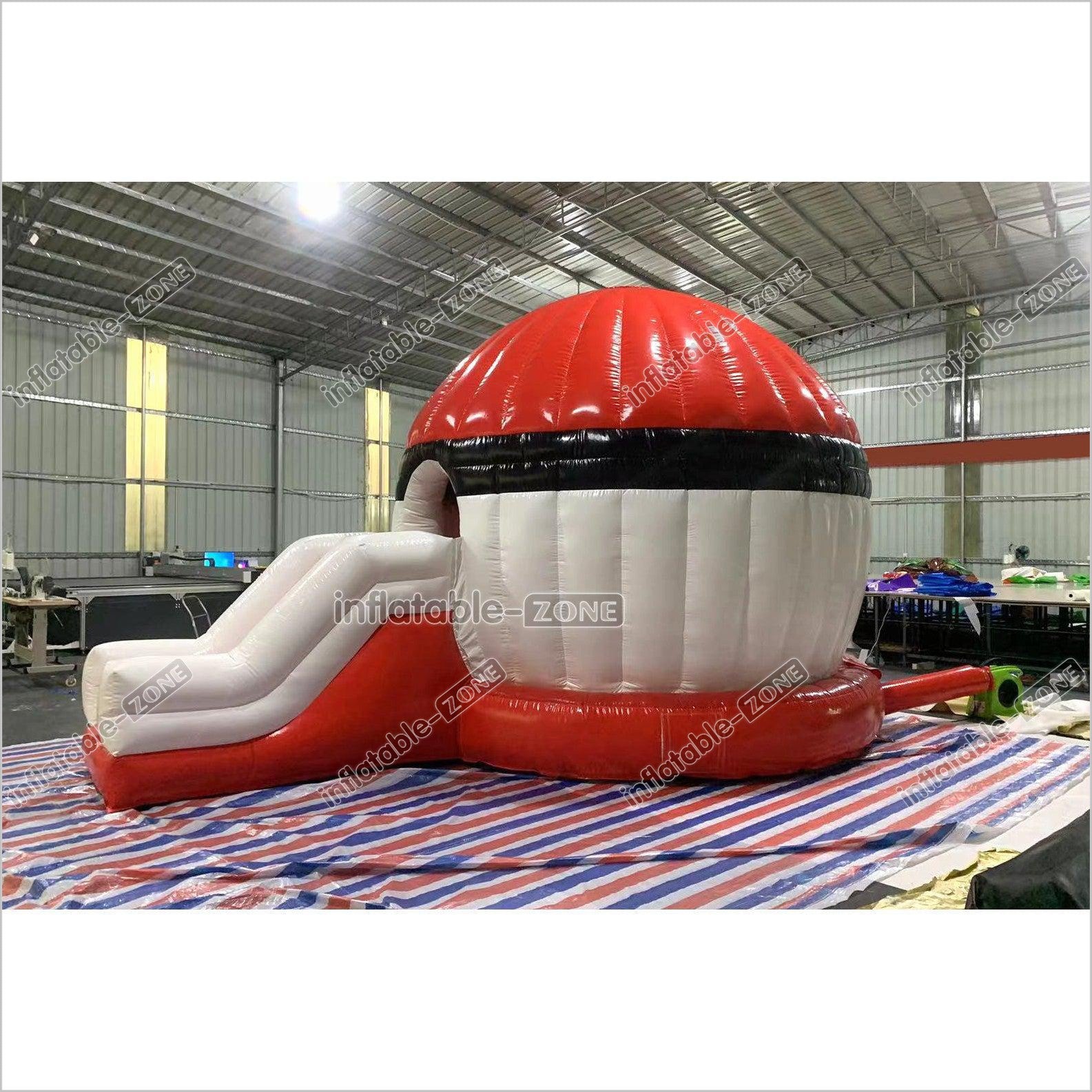 Fun Inflatable Pokeball Bouncer Jumping Pokeball Bouncy Castle With Sl ...