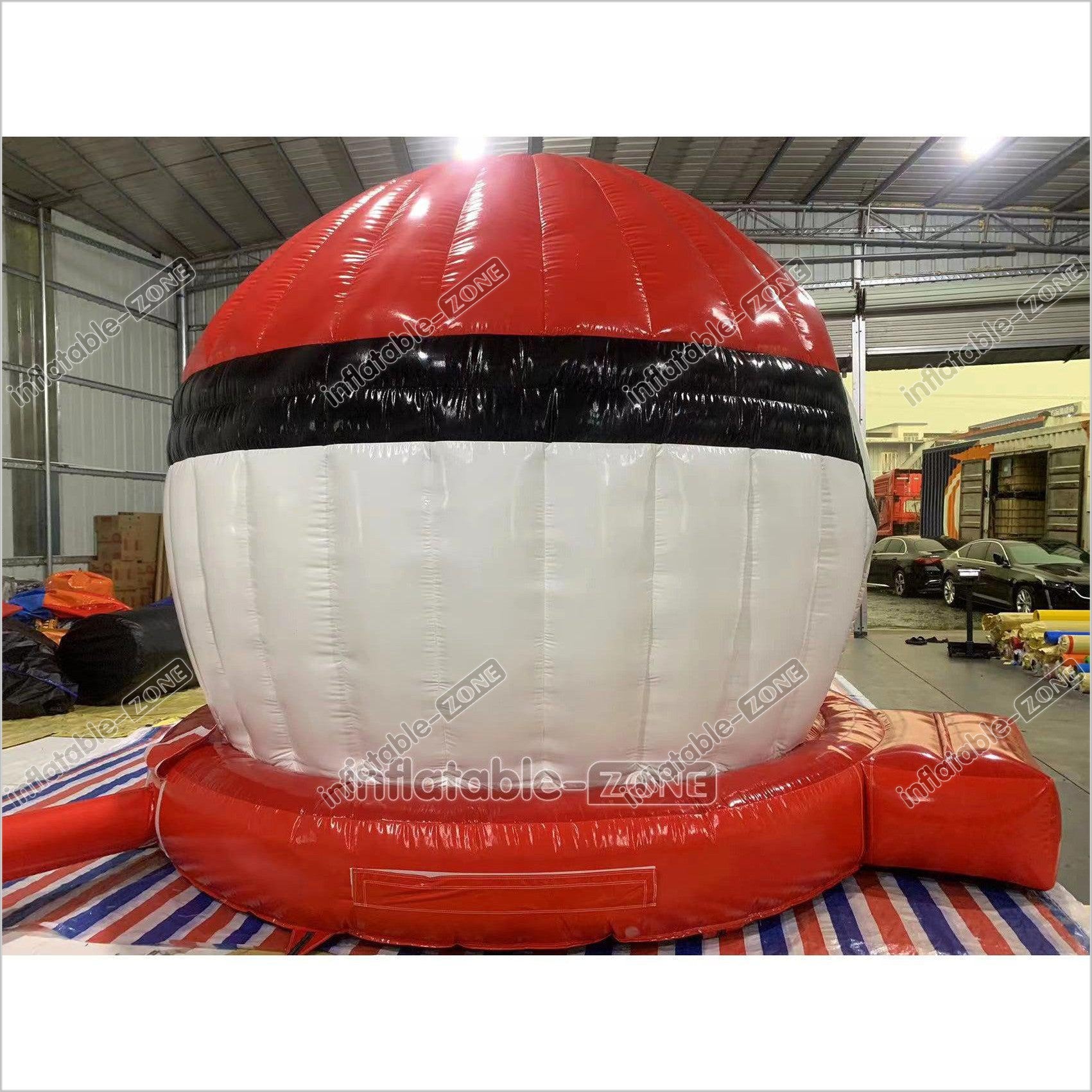 Fun Inflatable Pokeball Bouncer Jumping Pokeball Bouncy Castle With Sl ...