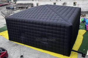 Large Black Inflatable Nightclub Portable Blow Up Club Mobile Inflatable Party Tent