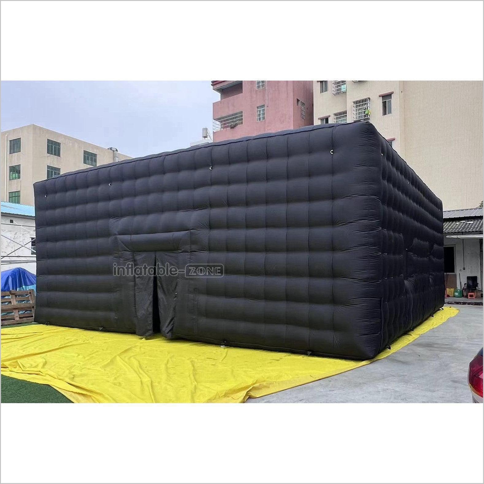 Large Black Inflatable Nightclub Portable Blow Up Club Mobile ...