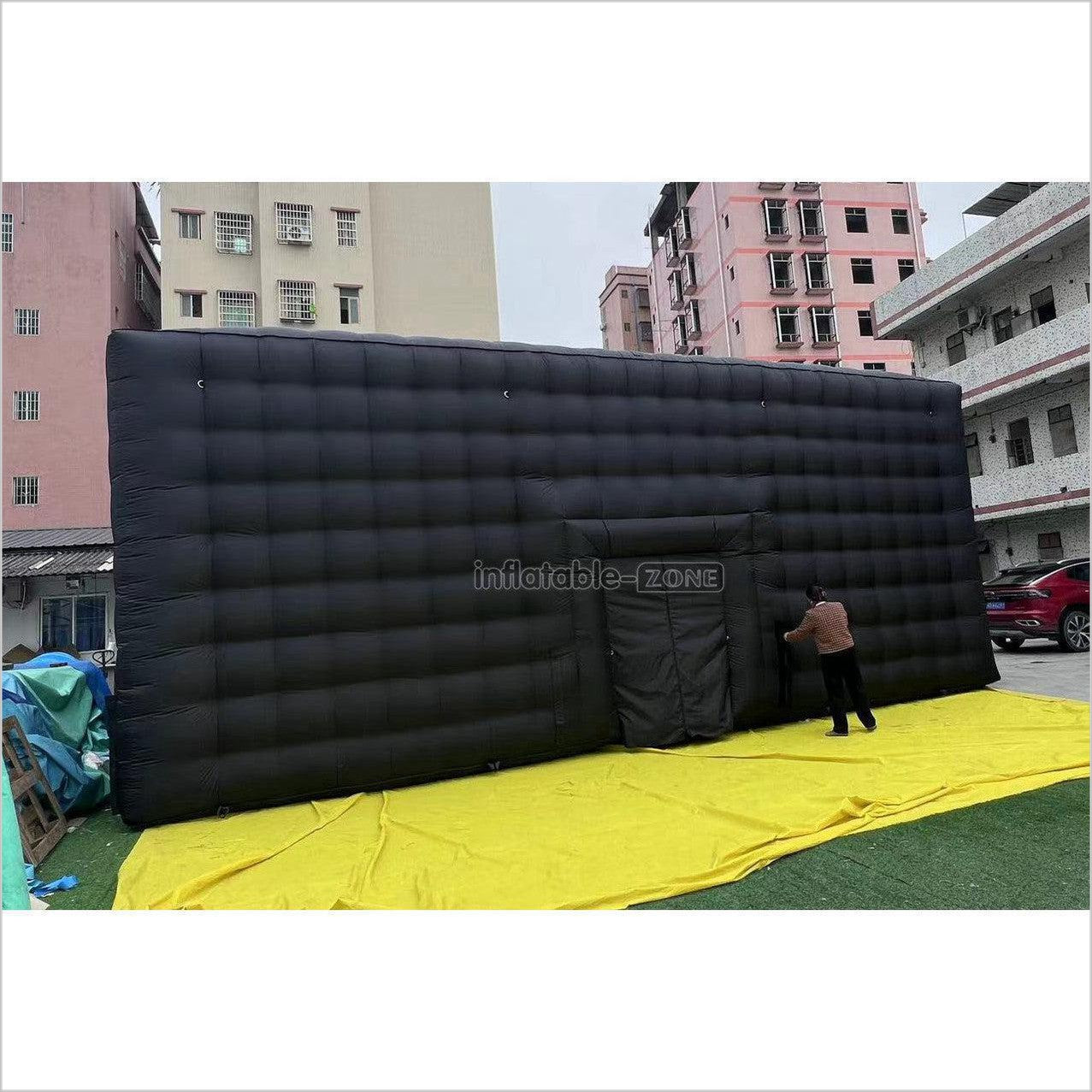 Large Black Inflatable Nightclub Portable Blow Up Club Mobile ...