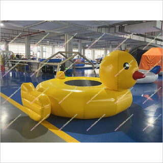 Large Inflatable Duck Lake Water Trampoline Inflatable Water Pool Toys Floating Trampoline For Water