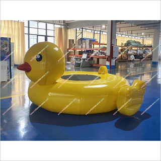 Large Inflatable Duck Lake Water Trampoline Inflatable Water Pool Toys Floating Trampoline For Water