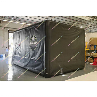 Large Inflatable Golf Simulator Tent Home Projection Screen Inflatable Golf Hitting Bay Best Golf Simulator For Business