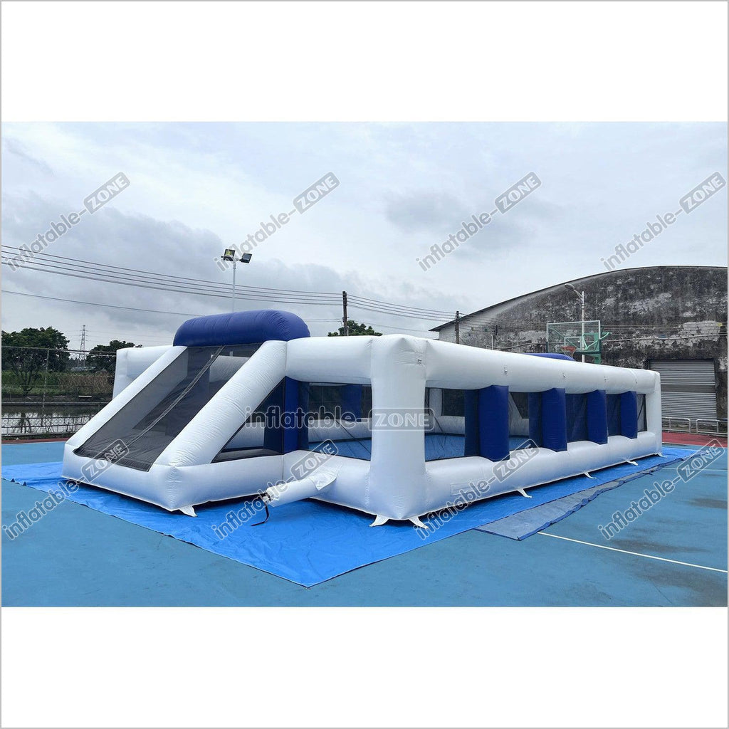 Self Inflating Stadium Large Inflatable Soccer Field Sports Arena Commercial Outdoor Playgrou ...