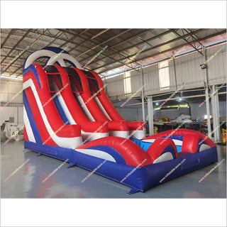 Large Inflatable Waterslides Swimming Pool With Inflatables Near Me Blow Up Water Slides For Pool