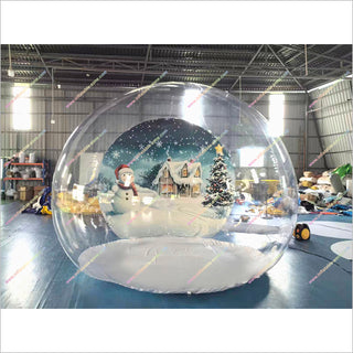 Large Snow Globe Cheap Inflatable Bubble Tent Indoor Christmas Decorations Inflatable Snow Globe For Sale
