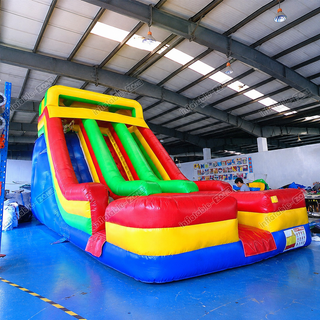Turn your backyard into a playground with our Large Inflatable Slide! Perfect for kids' parties, this towering attraction promises hours of fun and laughter. With its vibrant colors and sturdy construction, it's a must-have for any outdoor celebration. Watch as little ones slide and play, creating unforgettable memories right in your own backyard!