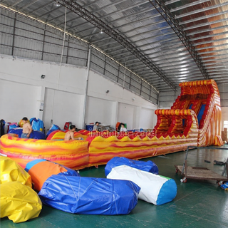 Get ready for double the fun with AquaAdventure! This inflatable water slide pool and bounce castle combo is the ultimate backyard attraction for endless entertainment. With a thrilling double zip line water slide, kids can zip down and splash into the refreshing pool below, while the bounce castle adds an extra element of excitement.