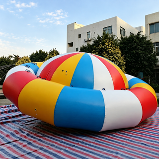Turn up the summer fun with our Large Rainbow Inflatable Water Spinner! Complete with a pump, this vibrant toy promises hours of entertainment. Perfect for sunny days, it adds a splash of excitement to any outdoor adventure. Get ready for spinning, splashing, and endless laughter with this must-have addition to your summer toy collection!