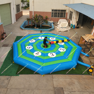Test your reflexes with the Last Man Standing Inflatable! This Wipeout-style bike sweeper arm challenge keeps players jumping, ducking, and dodging as the inflatable arm spins. A thrilling eliminator sports game perfect for parties, team events, or competitive fun for all ages!