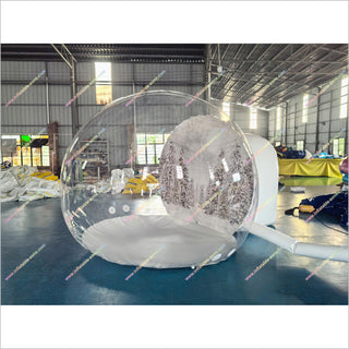 Life-Sized Snow Globe Clear Inflatable Bubble Tent Christmas Outdoor Inflatable Snow Globe Photo Booth Rentals