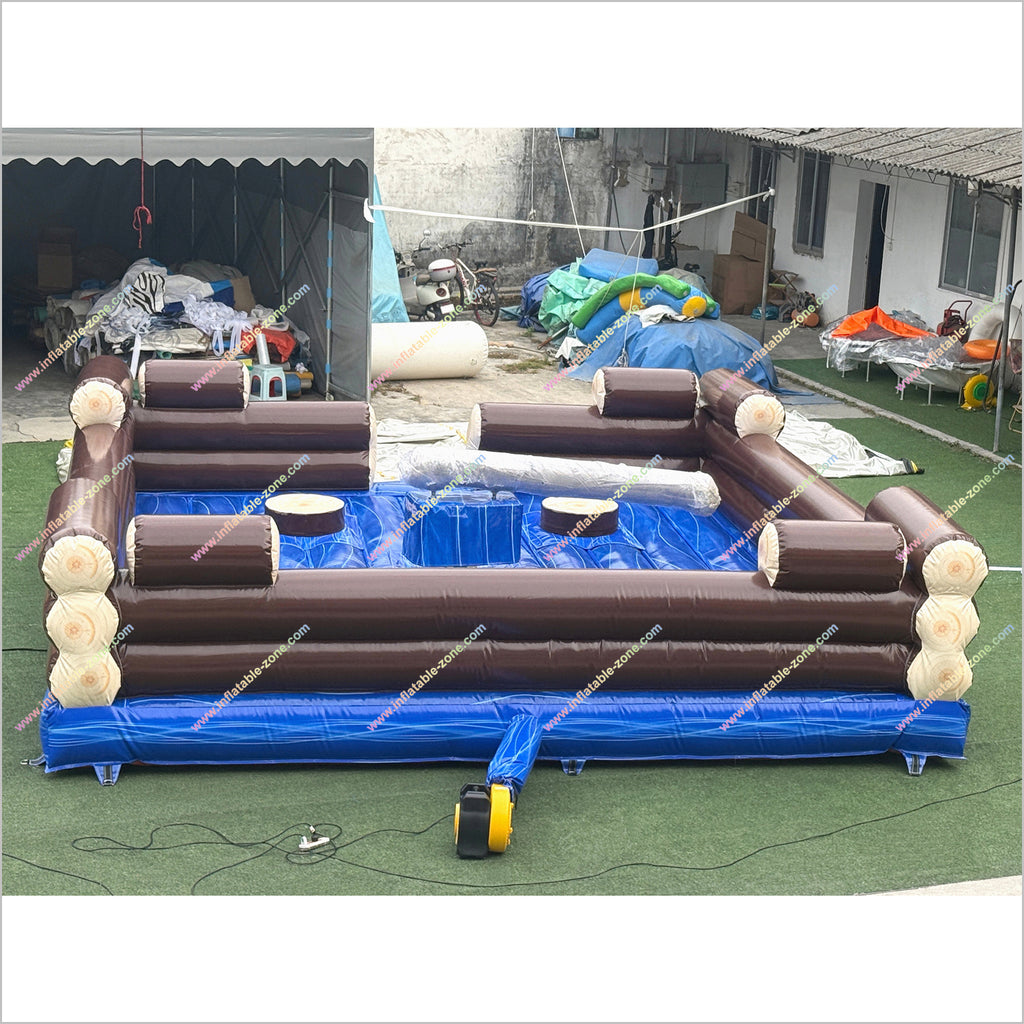 Log Slammer Inflatable Wipeout Bull Meltdown Bounce House Mechanical L