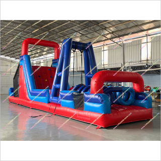 Massive Inflatable Obstacle Course Large Indoor Amusement Park Inflatable Assault Course To Hire Near Me