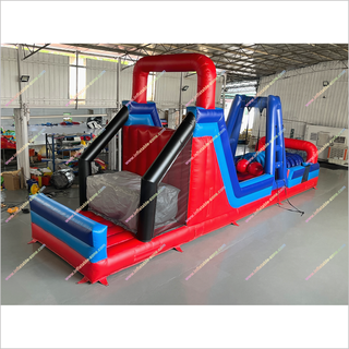 Massive Inflatable Obstacle Course Large Indoor Amusement Park Inflatable Assault Course To Hire Near Me