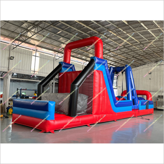 Massive Inflatable Obstacle Course Large Indoor Amusement Park Inflatable Assault Course To Hire Near Me
