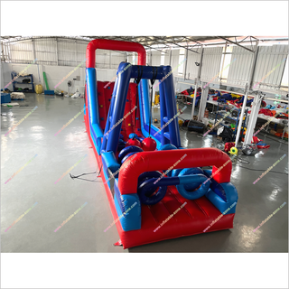 Massive Inflatable Obstacle Course Large Indoor Amusement Park Inflatable Assault Course To Hire Near Me