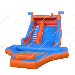 Massive Water Slide Inflatable Blow Up Pool Near Me Commercial Quality Playground Equipment Big Water Slide For Pool