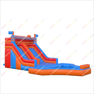 Massive Water Slide Inflatable Blow Up Pool Near Me Commercial Quality Playground Equipment Big Water Slide For Pool