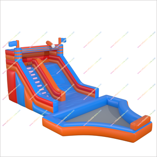 Massive Water Slide Inflatable Blow Up Pool Near Me Commercial Quality Playground Equipment Big Water Slide For Pool