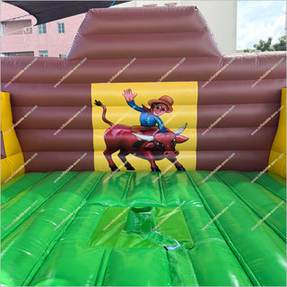 Commercial Games Mechanical Bull Inflatables Square Air Bouncy Mat Renting A Mechanical Bull Near Me