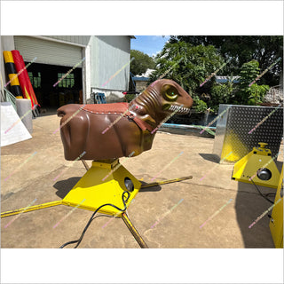 Mechanical Dinosaur Riding Model Rodeo Bull Riding Machine Inflatable Amusement Park Mechanical Dinosaur For Sale