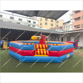 Meltdown Wipeout Inflatable Mechanical Sweeper Eliminator Challenge Jumping Inflatable Wipeout Game For Party