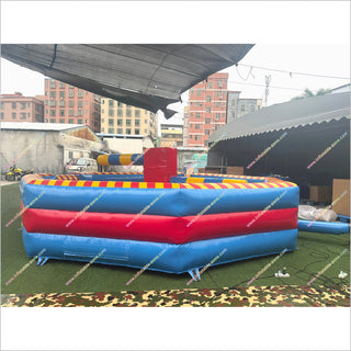 Meltdown Wipeout Inflatable Mechanical Sweeper Eliminator Challenge Jumping Inflatable Wipeout Game For Party