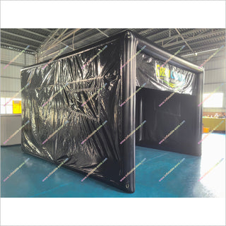 Mobile Golf Simulator Business Inflatable Simulator Enclosure Golf Hitting Tent Impact Projector Screen