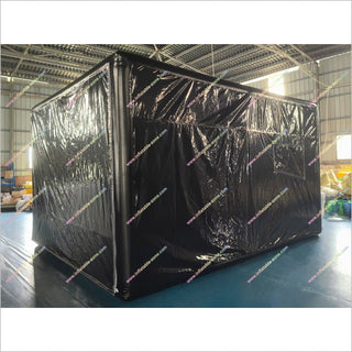 Mobile Golf Simulator Business Inflatable Simulator Enclosure Golf Hitting Tent Impact Projector Screen