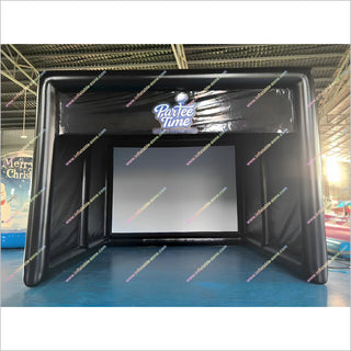 Mobile Golf Simulator Enclosure Screen Inflatable Golf Tent Net Cage Best Golf Simulator For Home
