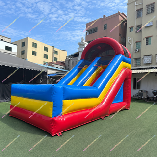 Turn any event into a fun-filled adventure with our Moon Bounce With Slide Inflatable Rentals! This vibrant outdoor park equipment features a spacious bounce area and thrilling slide. Made from durable commercial-grade materials, it’s perfect for parties, festivals, and rentals. Great for businesses or anyone looking to buy a quality inflatable slide.