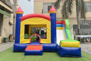 Commercial Moonwalks Inflatable Bouncers Huge Jumping Castle Combo Slide Backyard Bounce House Outdoor Play
