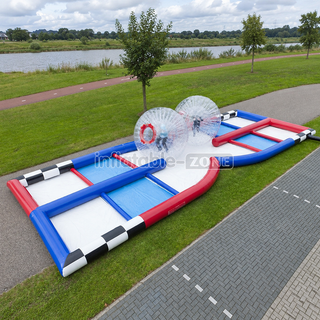 Dive into the craze with our "Crazy Inflatable Zorb Ball Roller Runway Sport Game"! Experience the thrill of rolling, bouncing, and racing in this exhilarating activity that's perfect for parties, events, or just a day of fun with friends. Made from high-quality materials, our Zorb ball ensures safety and excitement with every roll. Join the trend and make your gathering the talk of the town with this popular sport game!