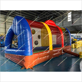 Multi-Sports Inflatable Games Hire Triple Threat Battle Challenge Group Activities For Team Building
