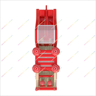 Mushroom-Themed Inflatable Assault Course Run Tunnel Bounce House Equipment Jumping Castle Obstacle Course Hire