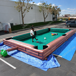 Introducing our latest addition: the New Inflatable Snooker Ball Bumper Pool Games! Enjoy a unique twist on classic pool with this inflatable setup, perfect for parties and events. With oversized snooker balls and bumpers, it's a game that promises hours of fun and laughter for players of all skill levels. Get ready to sink some balls and make memories with friends and family.