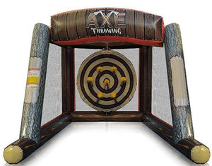 Interactive Sport Inflatable Target Shoot Axe Throwing Dart Game Carnival Inflatable Axe Game