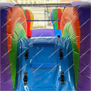 Best Colorful Obstacle Course Inflatable Bounce House Hot Air Balloon Decor Bouncy Obstacle Course Hire - Inflatable-Zone