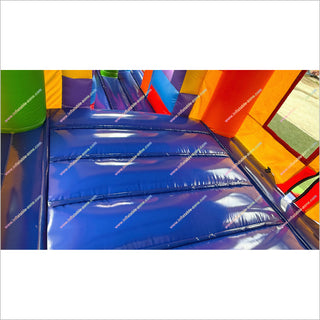 Best Colorful Obstacle Course Inflatable Bounce House Hot Air Balloon Decor Bouncy Obstacle Course Hire - Inflatable-Zone